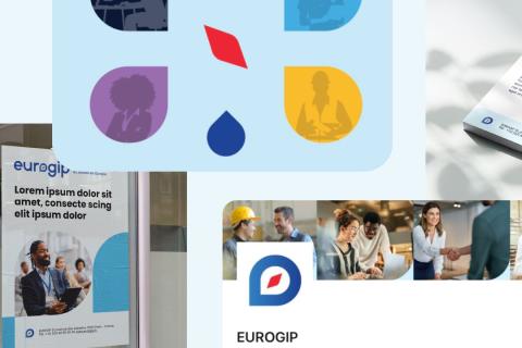 Illustration du projet Refonte d'identité de marque pour EUROGIP