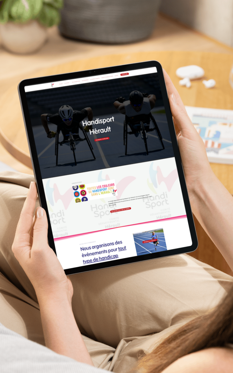 Illustration du projet Créer une présence digitale 100% accessible pour Handisport