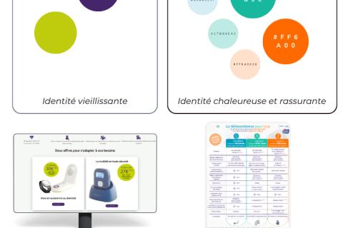 Moderniser l'identité visuelle et le site web d'une entreprise de téléassistance avec une refonte complète
