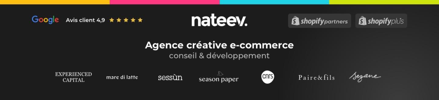 Couverture de l'agence Nateev, l'agence web créative