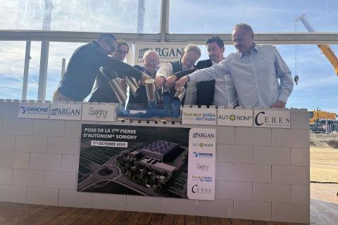 Illustration du projet Pose de la Première Pierre Argan / Danone