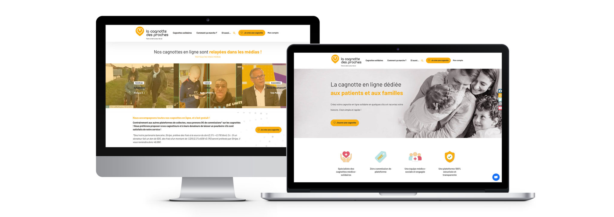 Illustration du projet La Cagnotte des Proches - Plateforme de crowdfunding