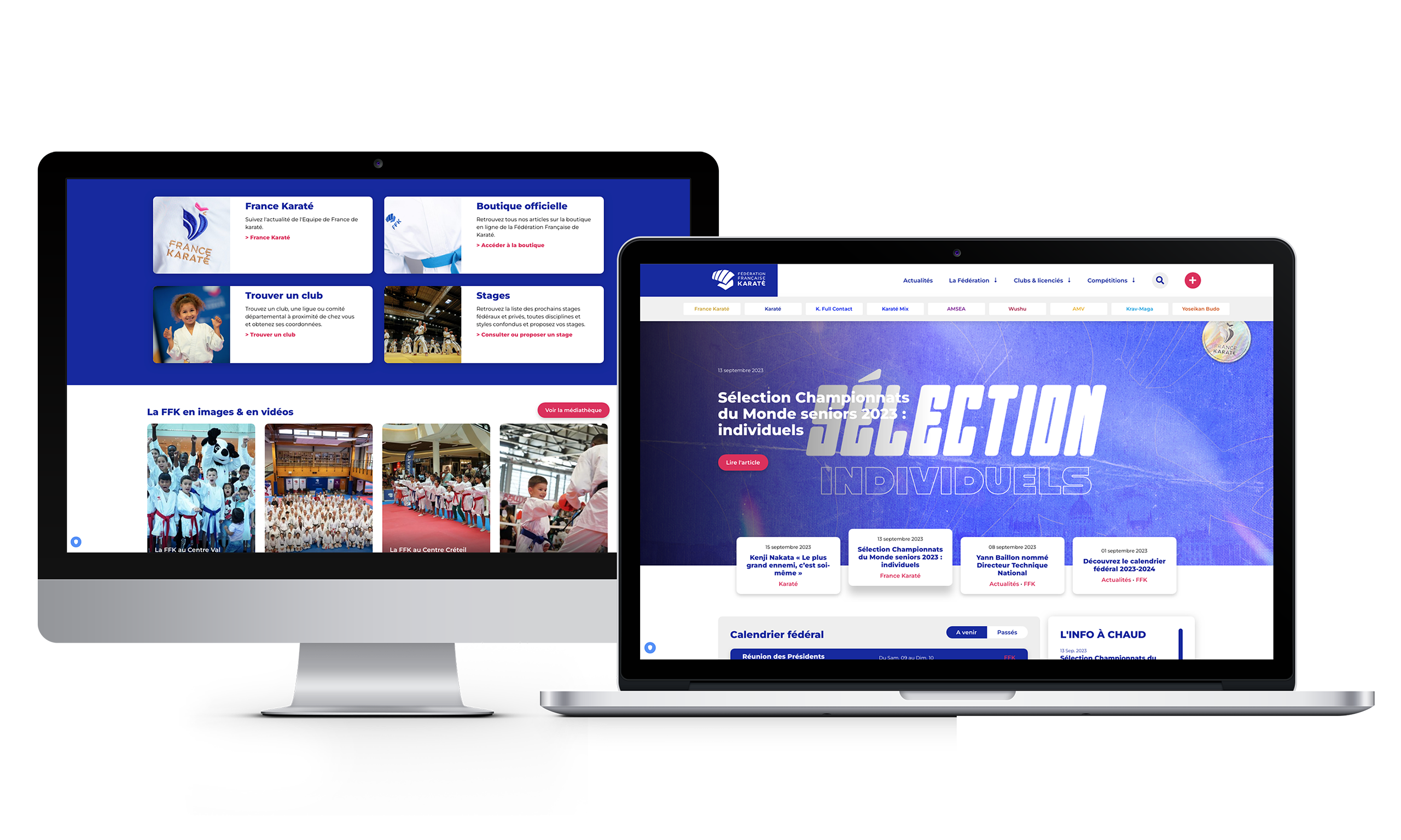 Illustration du projet Fédération Française de Karaté - Plateforme Multisite WordPress