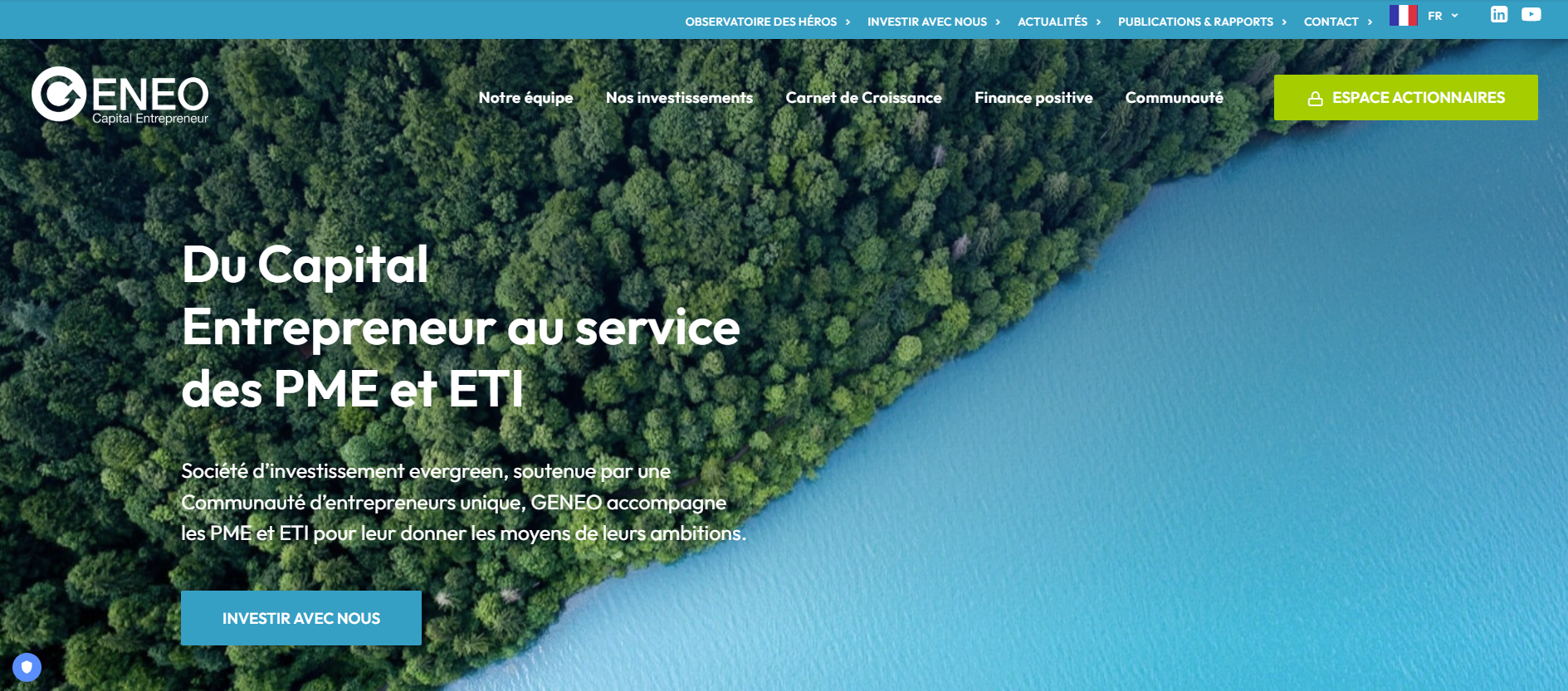 Illustration du projet Geneo Capital Entrepreneur - Site Multilingue WordPress