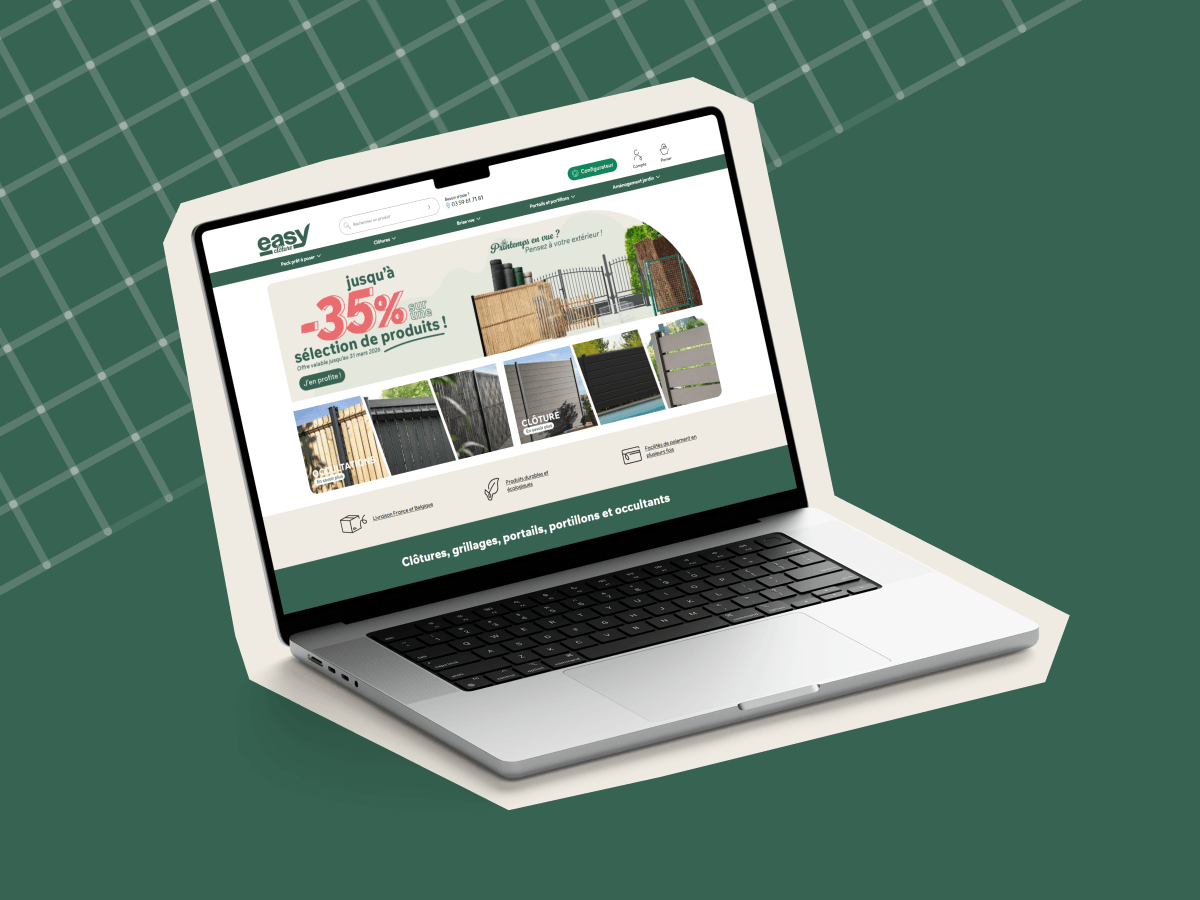 Illustration du projet Refonte complète du site Easy Clôture sous PrestaShop