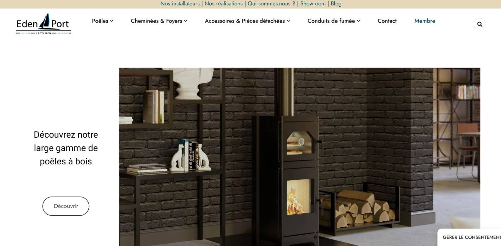 Illustration du projet Création d'un site catalogue sous WordPress