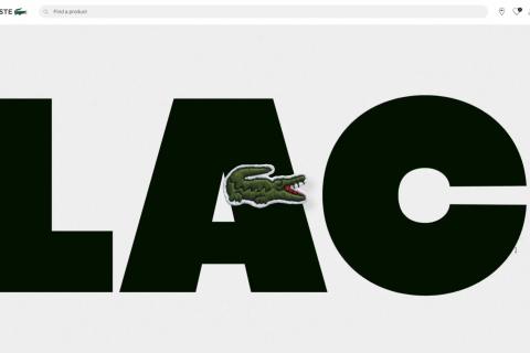 Illustration du projet Conception UX/UI et développement web d'un site internet immersif à l'occasion des 90 ans de Lacoste, marque de vêtements premium française.