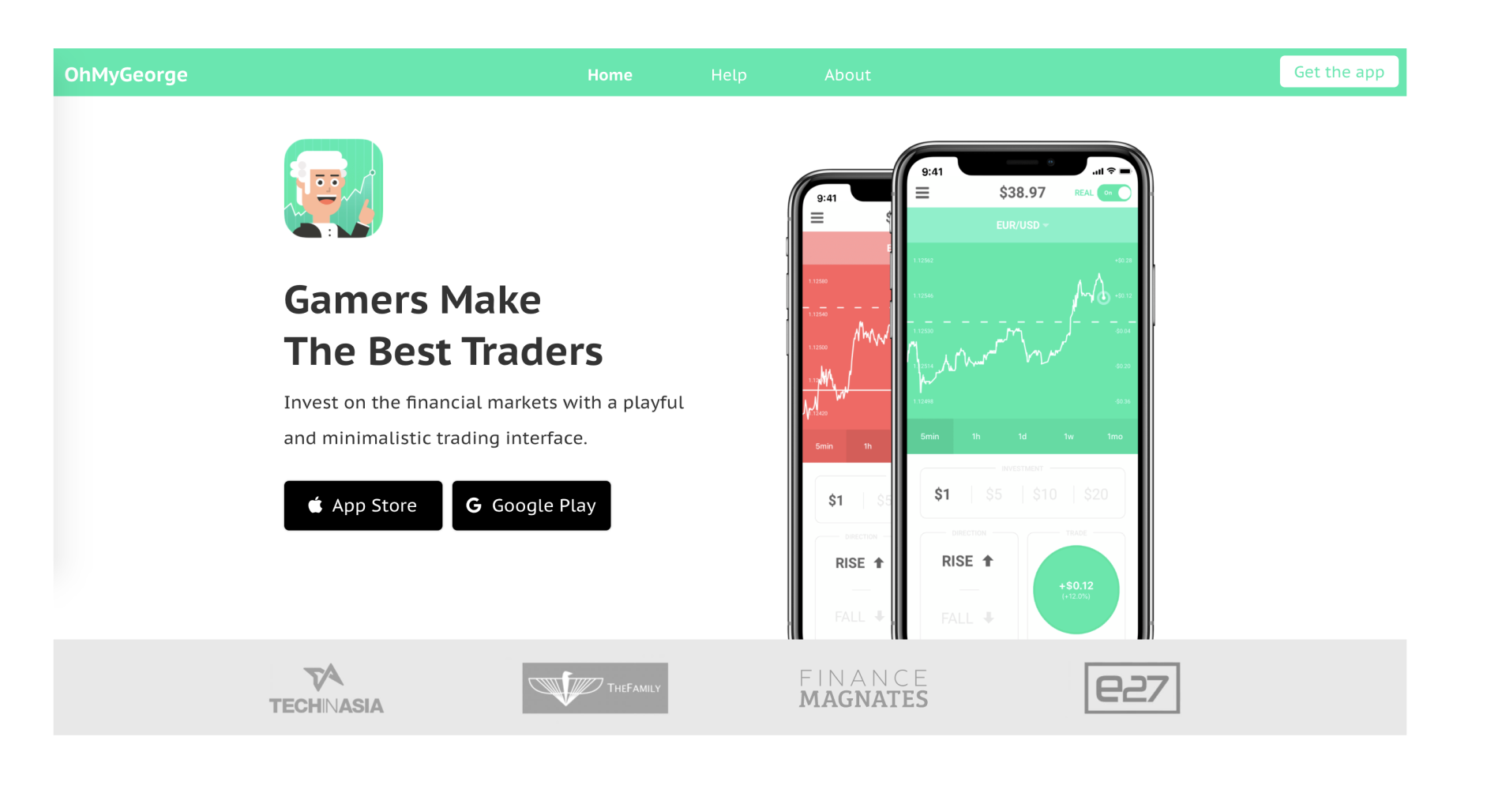 Illustration du projet Application de trading