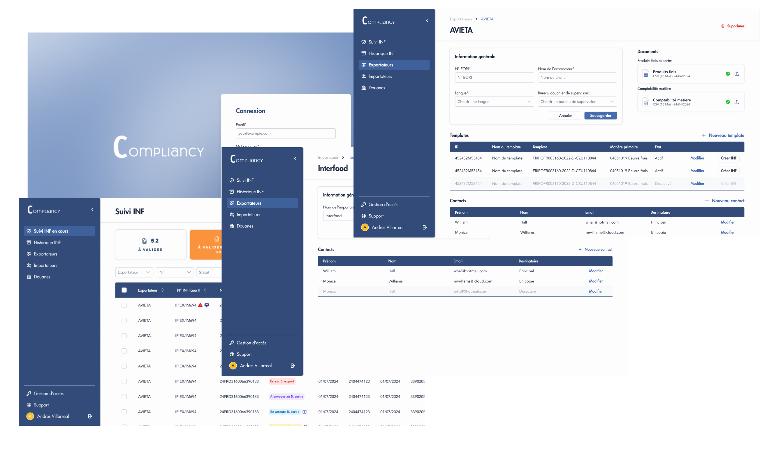 Illustration du projet Plateforme de trading de droits de douane