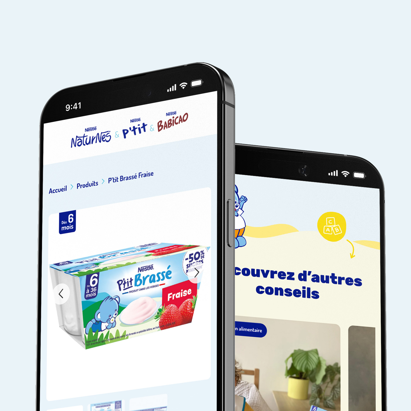 Illustration du projet Refonte du site Naturnes Nestlé