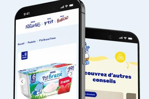 Illustration du projet Refonte du site Naturnes Nestlé