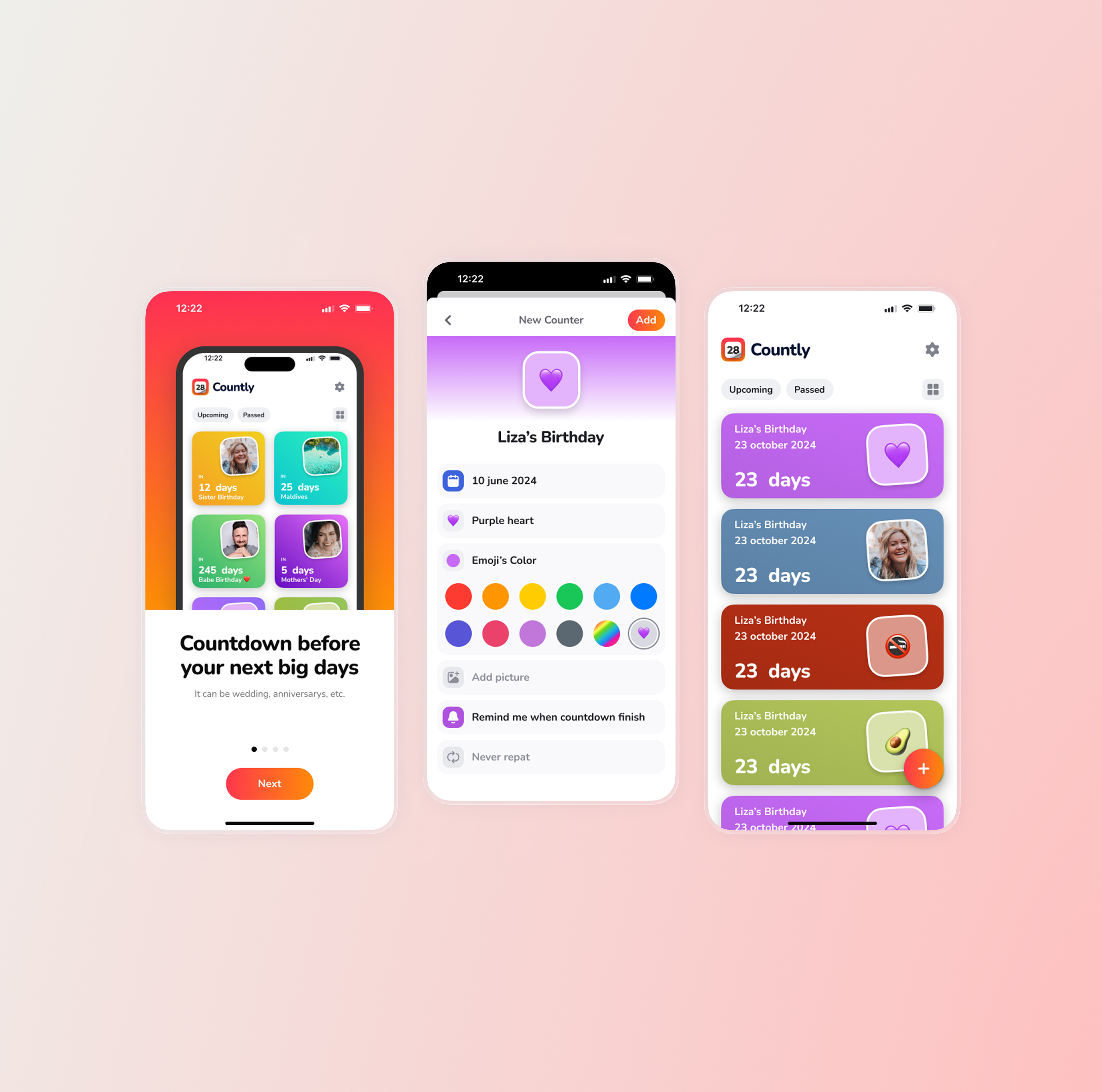 Illustration du projet Countly - Countdown, Date & Event Timer
