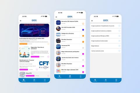 Illustration du projet Application mobile CFTC Stellantis