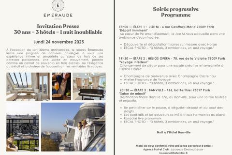 Illustration du projet Organisation d'un Voyage de Presse progressif