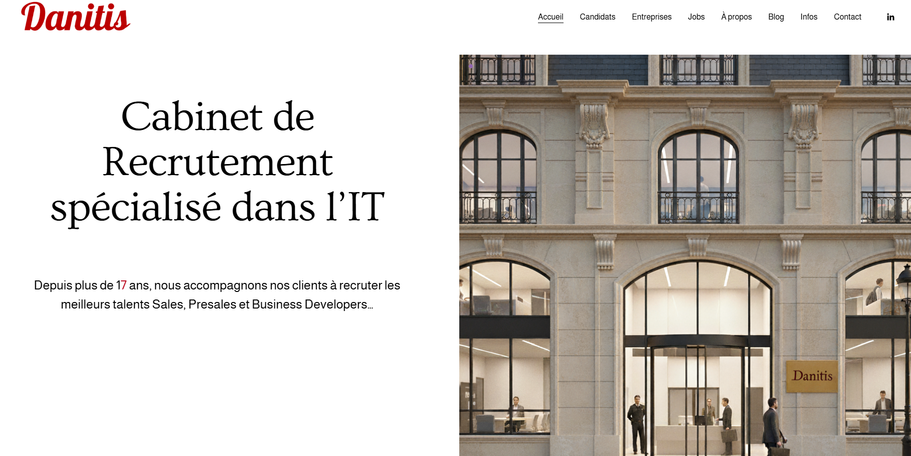 Illustration du projet Refonte intégrale du site web avec SEO - SEA - Design thinking