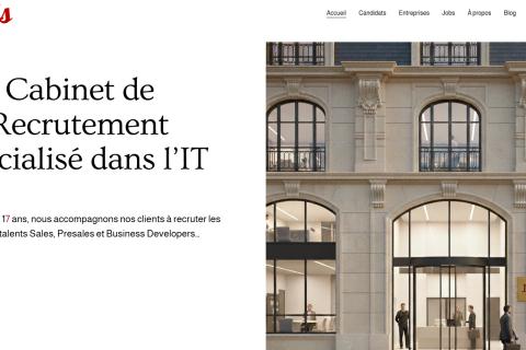 Refonte intégrale du site web avec SEO - SEA - Design thinking