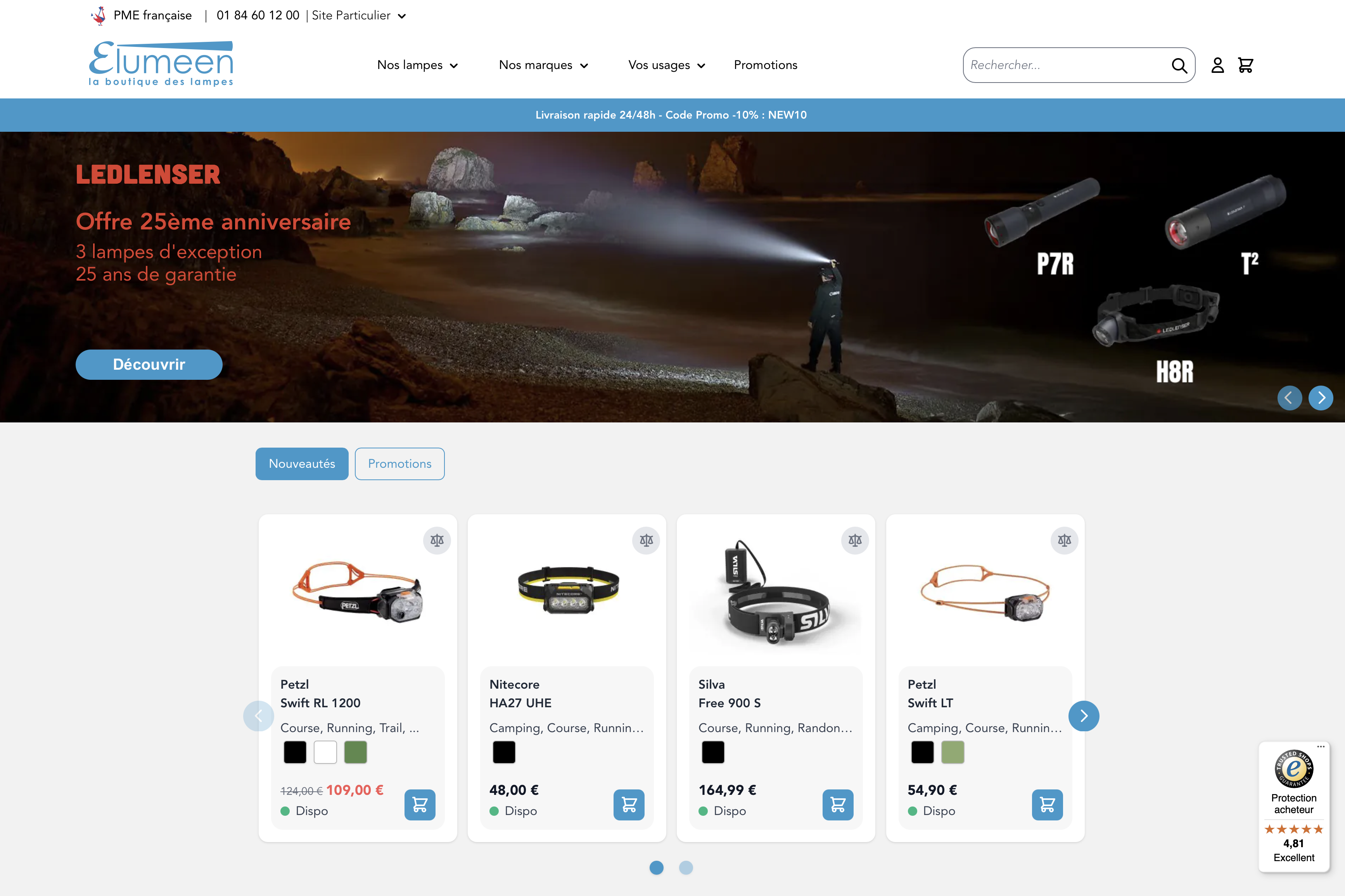 Illustration du projet Refonte complète des deux boutiques en ligne B2C et B2B