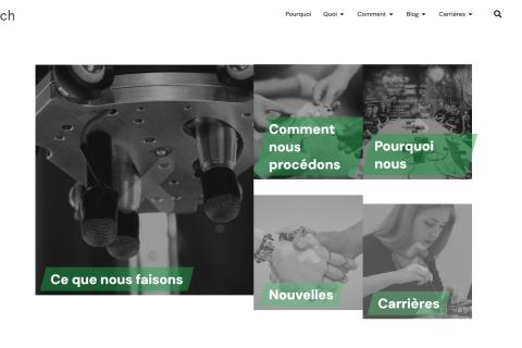 Illustration du projet Refonte intégrale du site web avec SEO - SEA - Design thinking