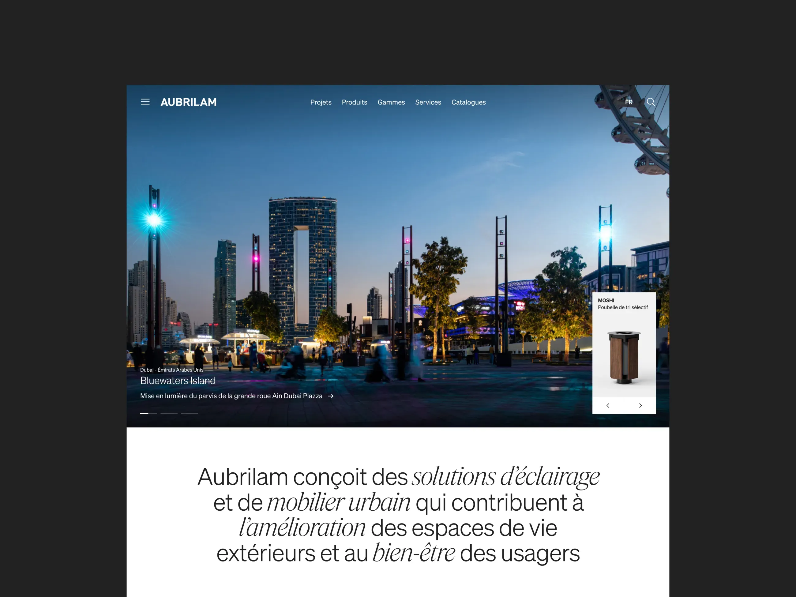 Illustration du projet Refonte du site internet