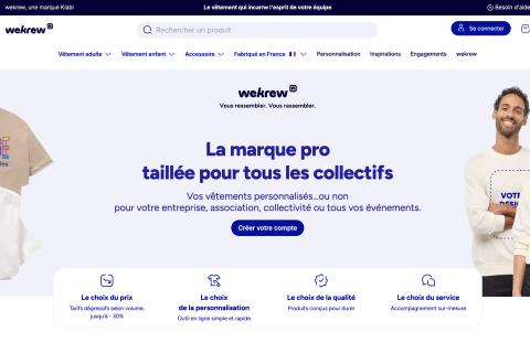 Illustration du projet Création des parcours et design du site e-Commerce Wekrew by Kiabi