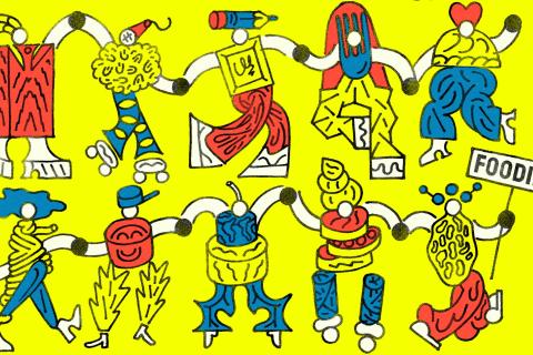 Création d'un site internet Webflow pour les 25 ans du Fooding à Paris.