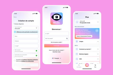 Création de l'application mobile Biclic