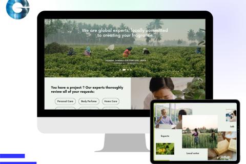 Illustration du projet BtoB platform et acquisition pour leader international dans le parfum