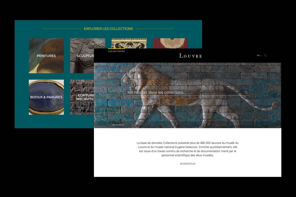 Illustration du projet Développement du site des Collections
