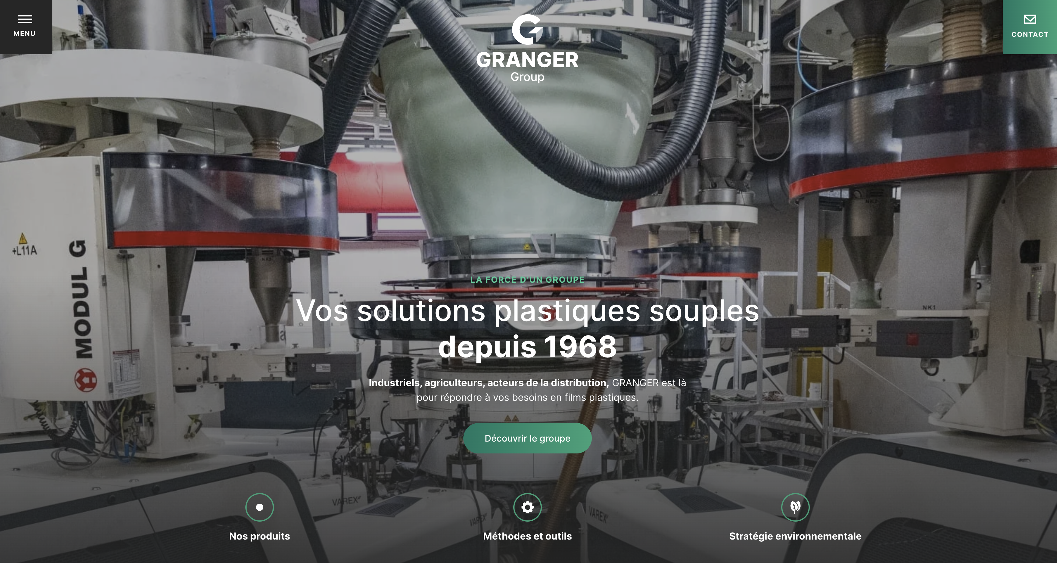 Illustration du projet Création du site sur-mesure pour l'entreprise Granger Group