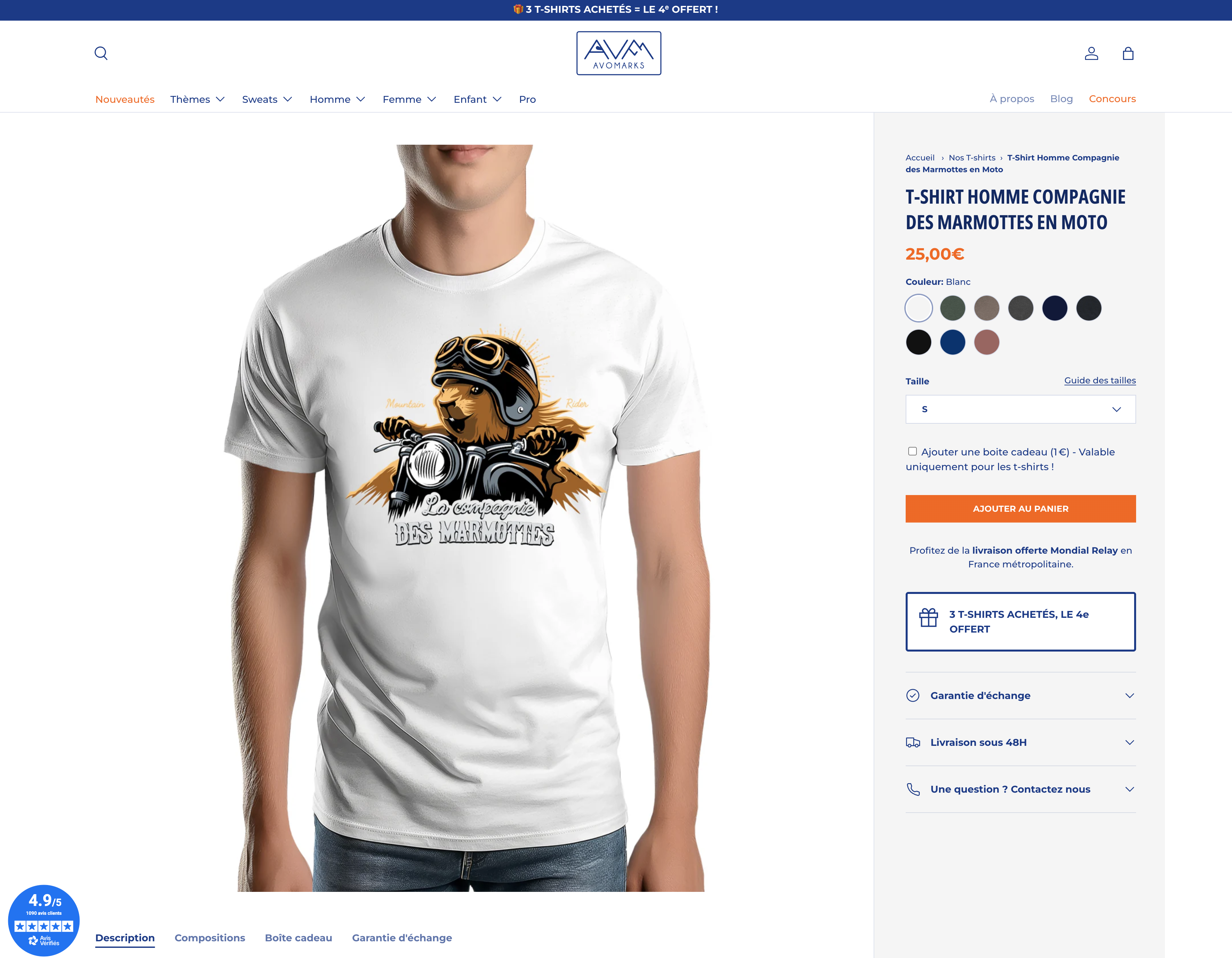 Illustration du projet Création d'un site Shopify pour Avomarks