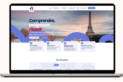 Illustration du projet Création de site internet pour Educafrance