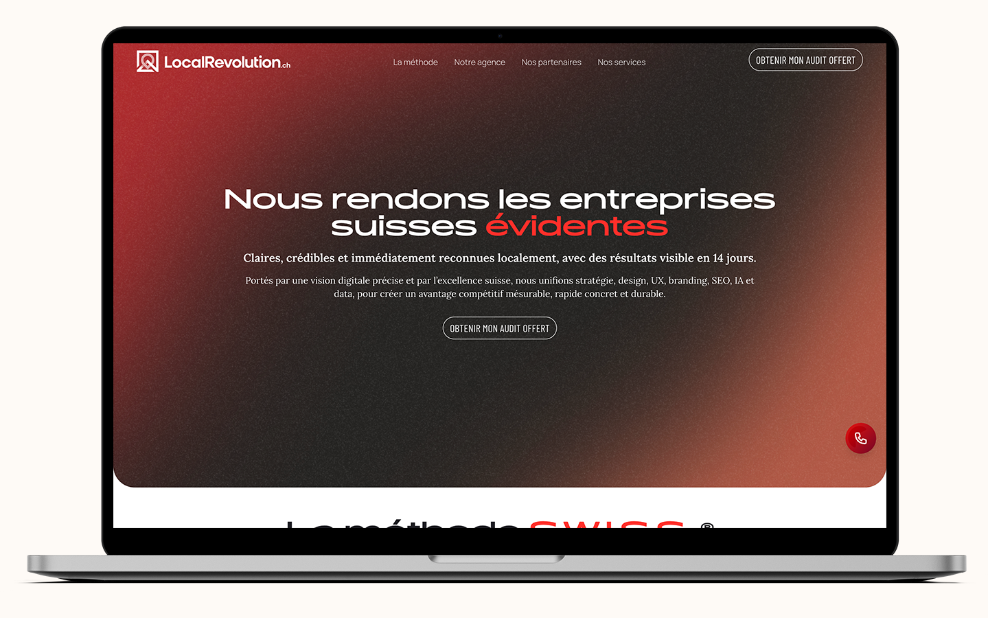 Illustration du projet Création de site internet pour Local Revolution