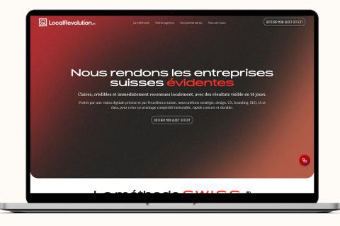 Illustration du projet Création de site internet pour Local Revolution