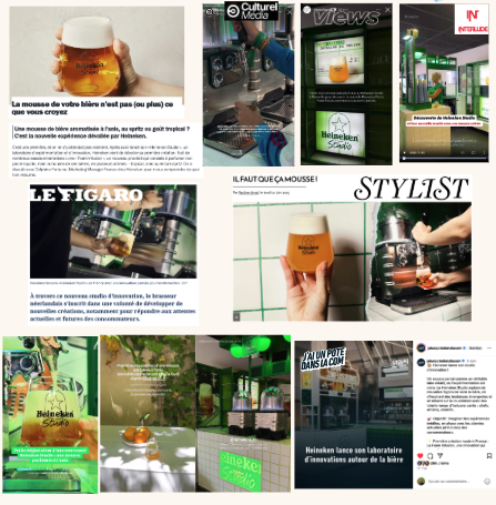 Illustration du projet Lancement de Heineken Studio – plateforme de marque et hub d’innovation expérientielle