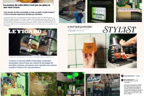 Illustration du projet Lancement de Heineken Studio – plateforme de marque et hub d’innovation expérientielle