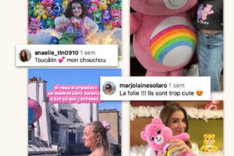 Illustration du projet Relance de Care Bears en France – événement influenceurs et médias pour la nouvelle collection