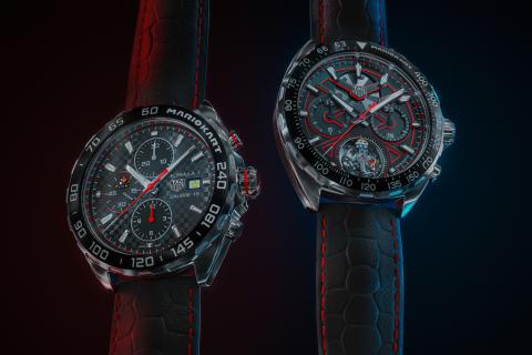 Conception UX/UI et développement web d'un site internet immersif pour TAG Heuer, marque de luxe horlogère suisse à l'occasion de la sortie de leur collection Mario Kart.