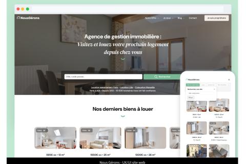 Illustration du projet Site vitrine & espace de gestion