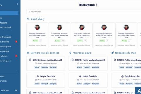 Illustration du projet Plateforme Data/IA d'enrichissement de données