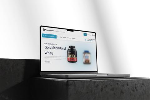 Illustration du projet Challenge Nutrition | Site Internet E-com