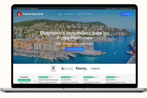 Illustration du projet Création de site internet pour Diagazur