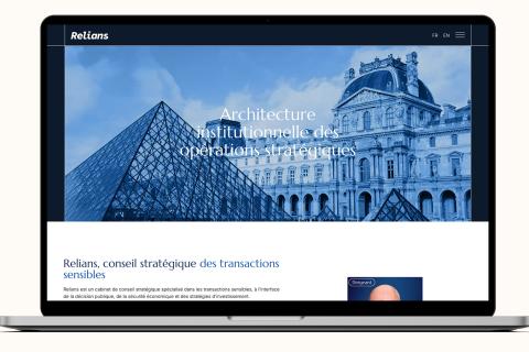 Illustration du projet Création de site internet pour Relians