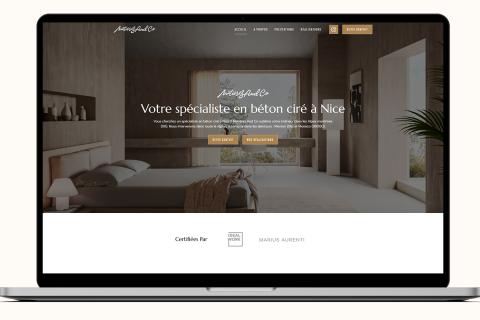Création de site internet pour Matières And Co