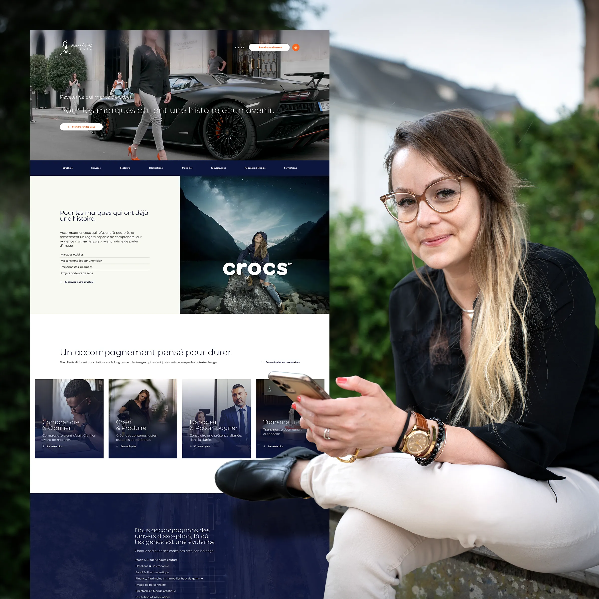 Illustration du projet Refonte site Internet Marie Soi - WordPress Elementor