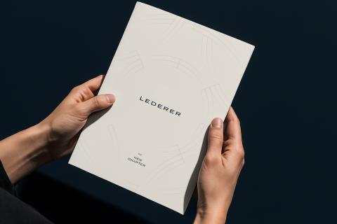 Conception d’une identité visuelle et des maquettes UX/UI d’un site e-commerce pour la maison horlogère suisse Lederer.