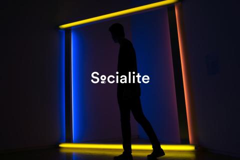 Conception d’une identité visuelle, d’un logotype et d’un site web corporate UX/UI pour Socialite.
