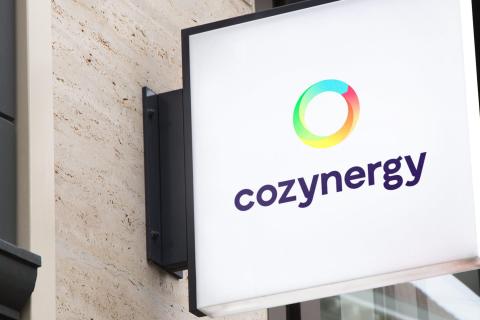 Conception d’une plateforme de marque, d’une identité visuelle, d’un logotype et d’un site web corporate UX/UI pour Cozynergy, startup dans l'énergie.