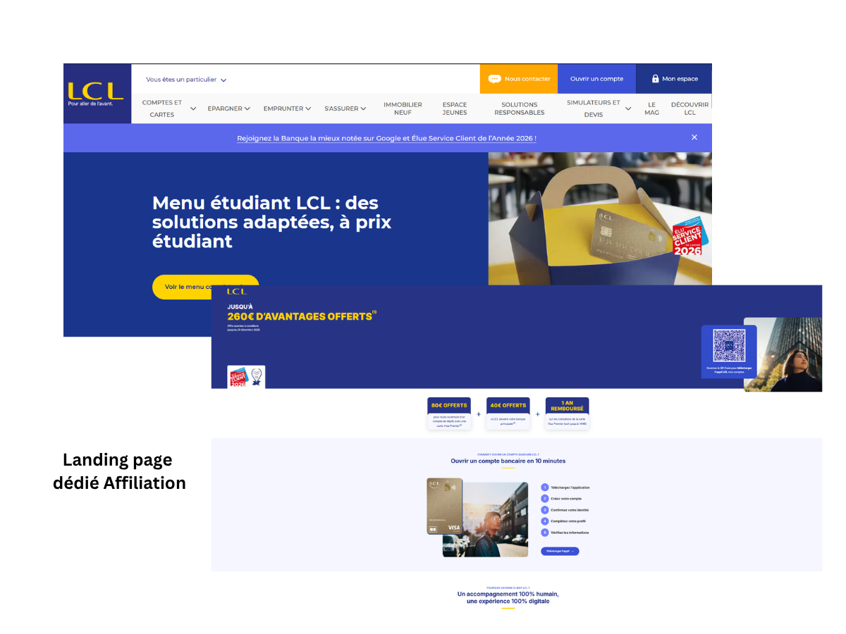 Illustration du projet Structuration et lancement du programme d’affiliation LCL