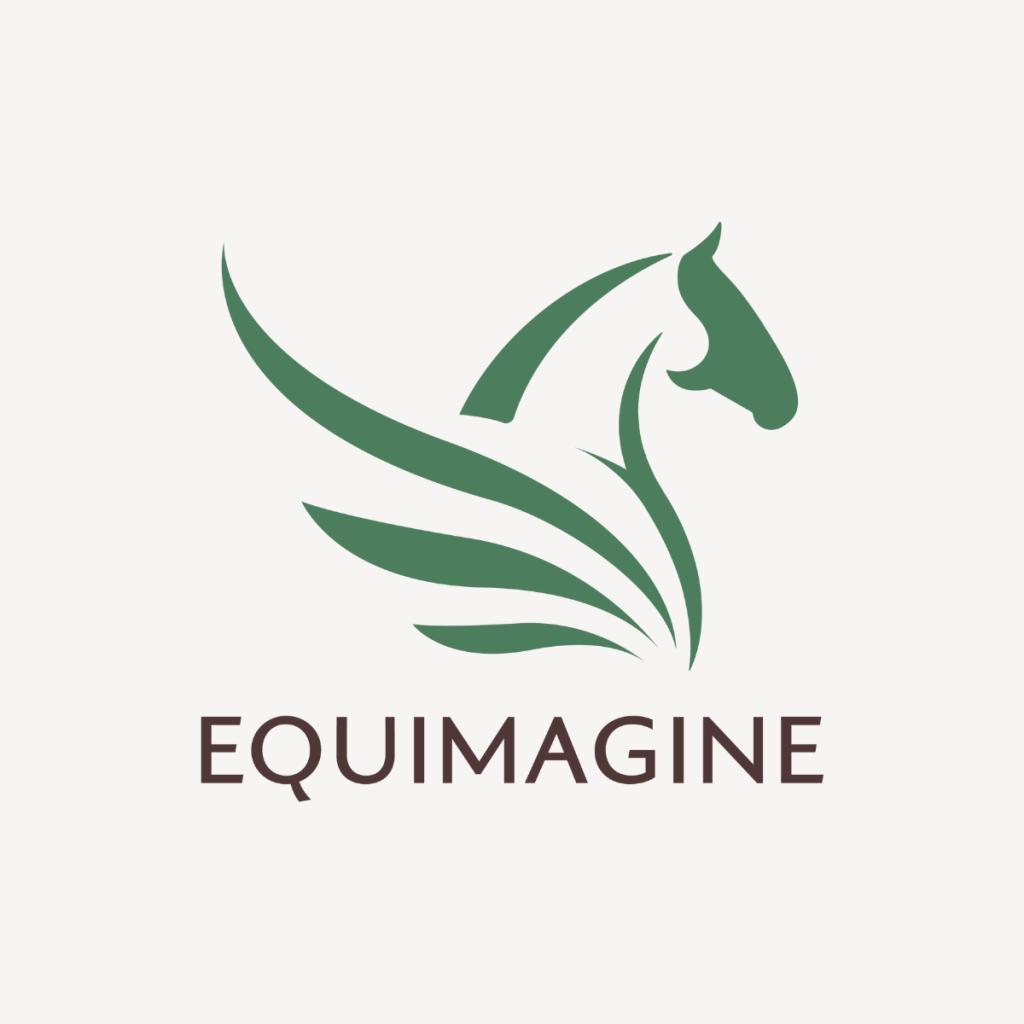 Logo agence Equimagine, agence web et marketing pour le secteur équestre