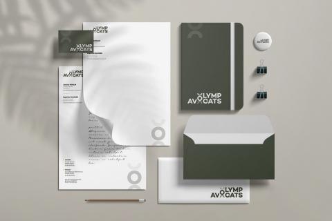 Illustration du projet Identité de marque et site web pour Olymp Avocats